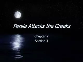 persia attacks the greeks