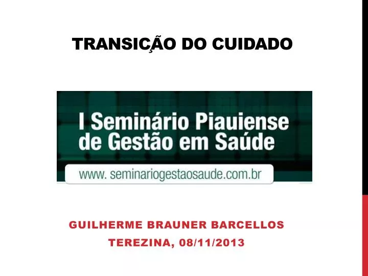 transic a o do cuidado