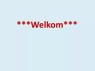 welkom