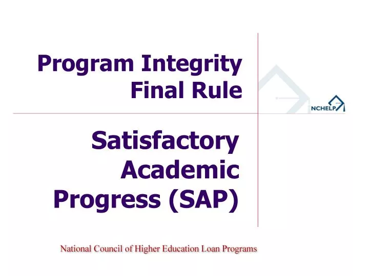 program integrity final rule