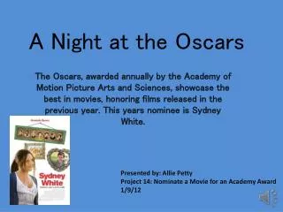 A Night at the Oscars