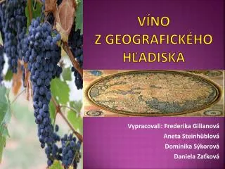 Víno z geografického hľadiska