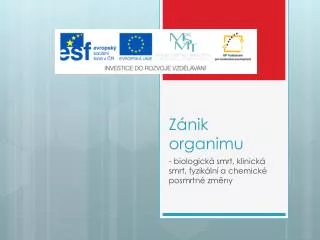 z nik organimu