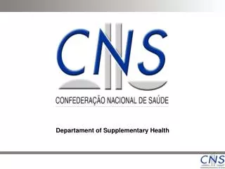 Departament of Supplementary Health