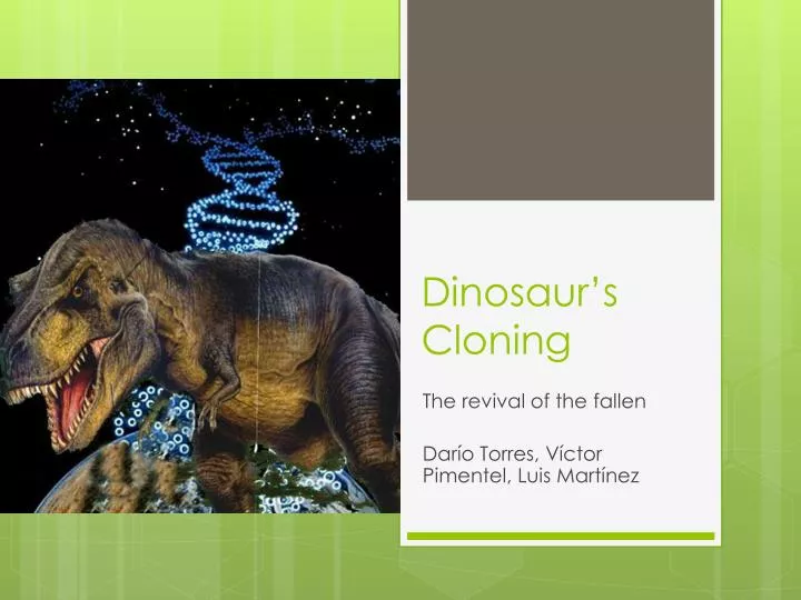 dinosaur s cloning