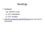 Readings - slide 1