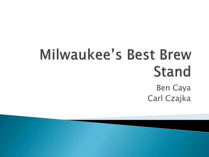 milwaukee s best brew stand