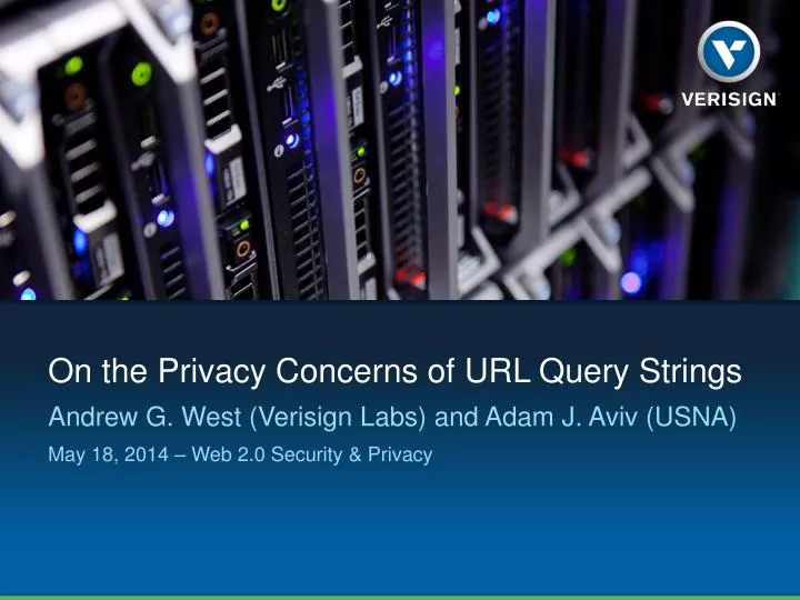 on the privacy concerns of url query strings