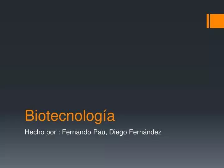 biotecnolog a