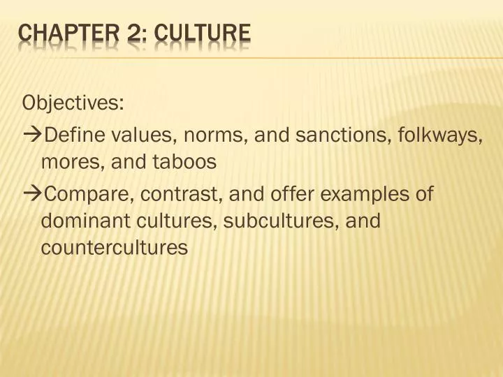 chapter 2 culture