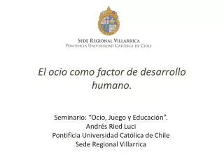 el ocio como factor de desarrollo humano