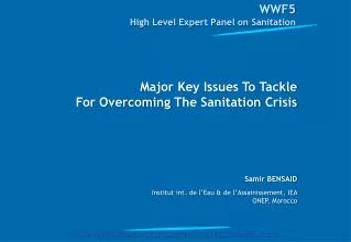 WWF5 High Level Expert Panel on Sanitation