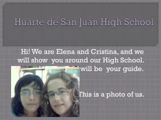 Huarte de San Juan High School