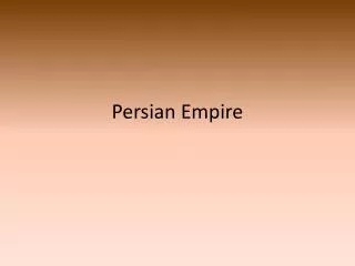 Persian Empire