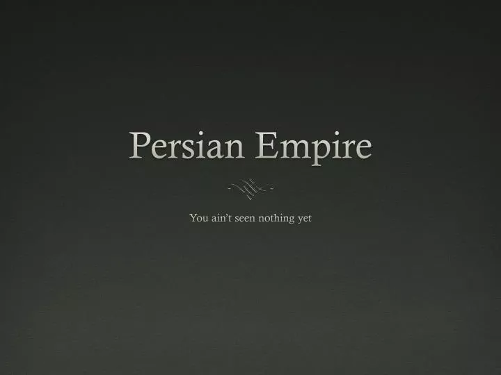 persian empire