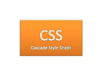 CSS Cascade Style Sheet