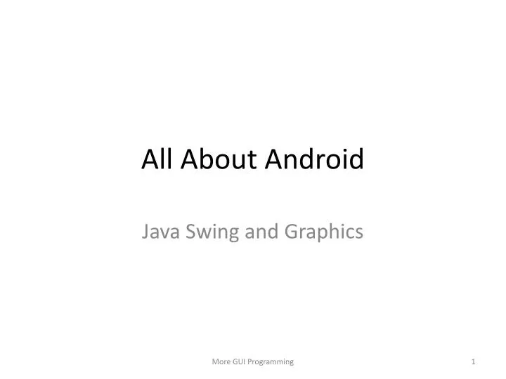 all about android