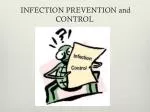 INFECTION PREVENTION and CONTROL