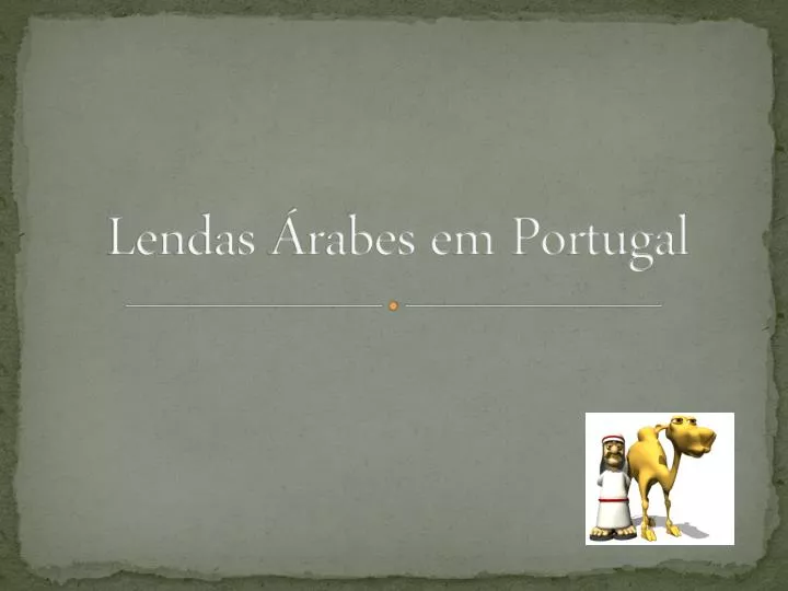 lendas rabes em portugal