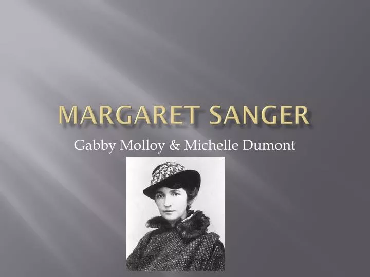 margaret sanger