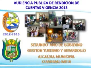 audiencia publica de rendicion de cuentas vigencia 2013