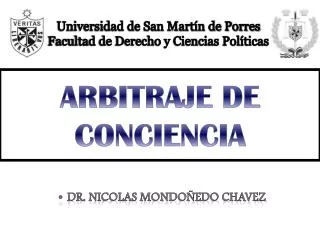 arbitraje de conciencia