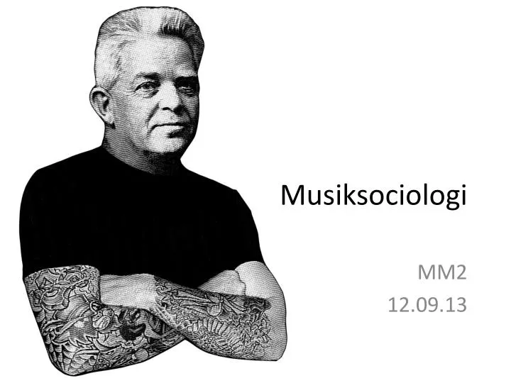 musiksociologi