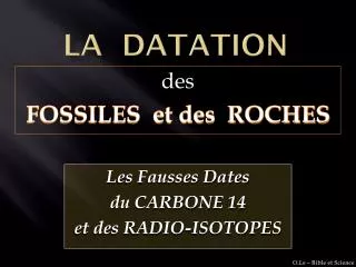 la datation