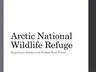 Arctic National Wildlife Refuge