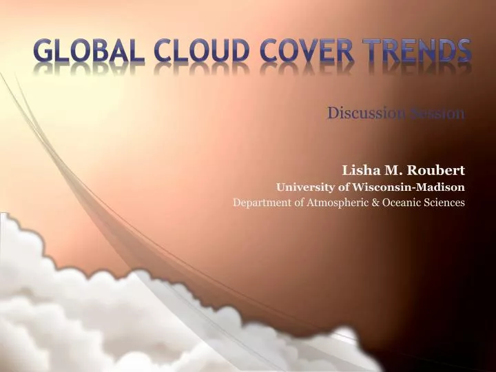 global cloud cover trends