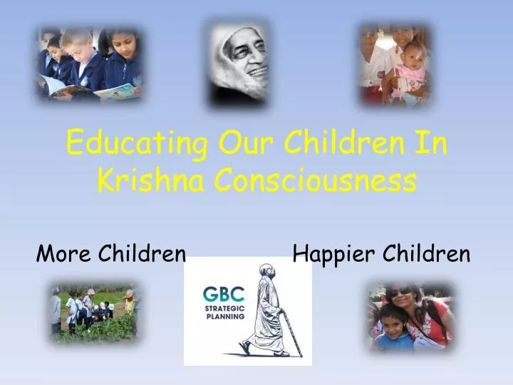 educating our children in krishna consciousness