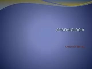epidemiologia