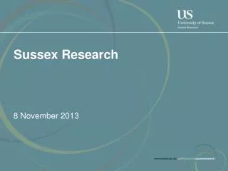 Sussex Research