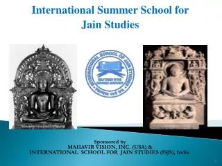 International Summer School for Jain Studies
