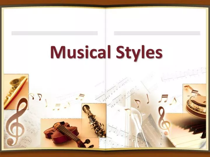 musical styles