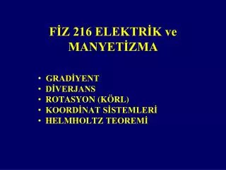f z 216 elektr k ve manyet zma