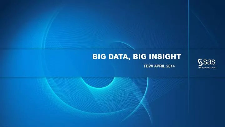 big data big insight