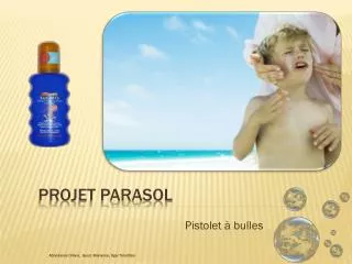 pistolet bulles