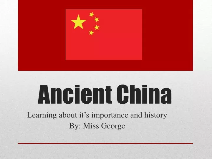 ancient china