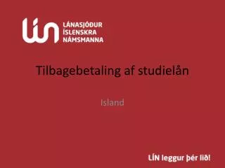 tilbagebetaling af studiel n