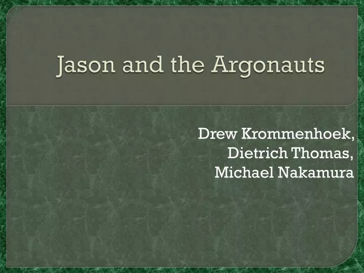 jason and the argonauts
