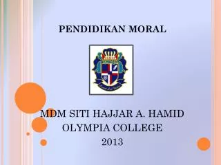 pendidikan moral