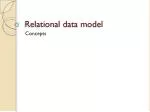 Relational data model - slide 1