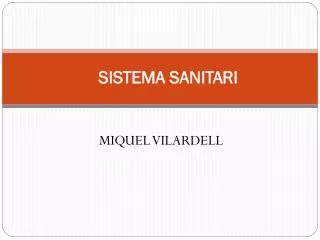 sistema sanitari