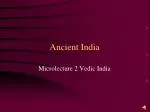 Ancient India - slide 1