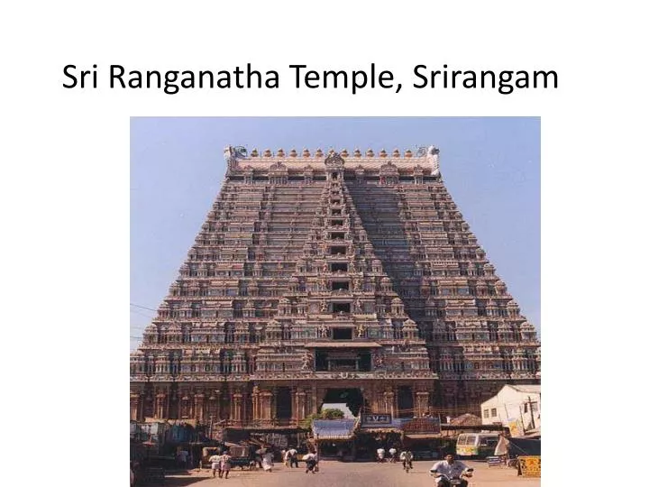 sri ranganatha temple srirangam