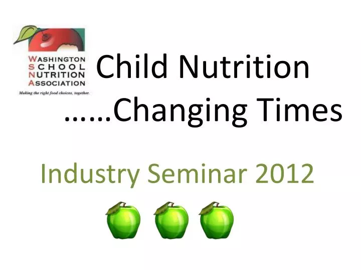 child nutrition changing times