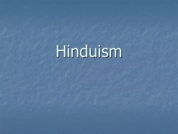 hinduism