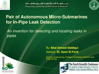 Pair of Autonomous Micro-Submarines for In-Pipe Leak Detection