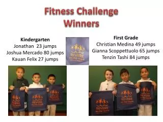 Fitness Challenge Winners